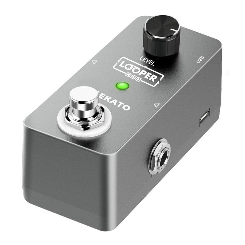 LEKATO Guitar Looper Effect Pedal Loop Pedal 5 Minutes Looping Time Looper Pedal ONE Looper Unlimited Overdubs - Image 1